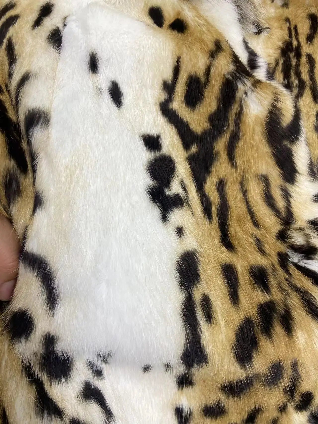 Luxury Women's Genuine Rabbit Fur Coat X-Long Real Mink Fur Jacket Long Coat with Natural Fox Fur Collar and Sleeve Cuffs Female Ladies Winter Luxury Fashion Clothing Products