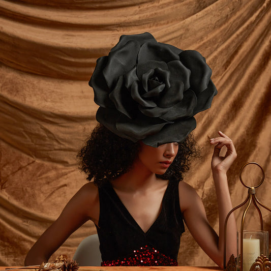 NEW Arrivals 7 Colors Luxury Photography Fascinators Unique Sunday Church Horse Race Wedding Party Flower Hair Accessories Kentucky Derby Hats Tea Cocktail Party Performance Ladies Headwear