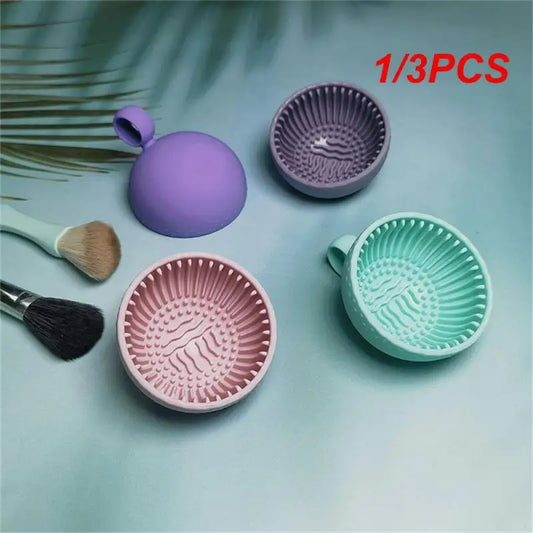 1/3PCS Silicone Washing Bowl Skin-friendly Easy To Carry Soft And Comfortable Quick Cleaning High Quality And Durable