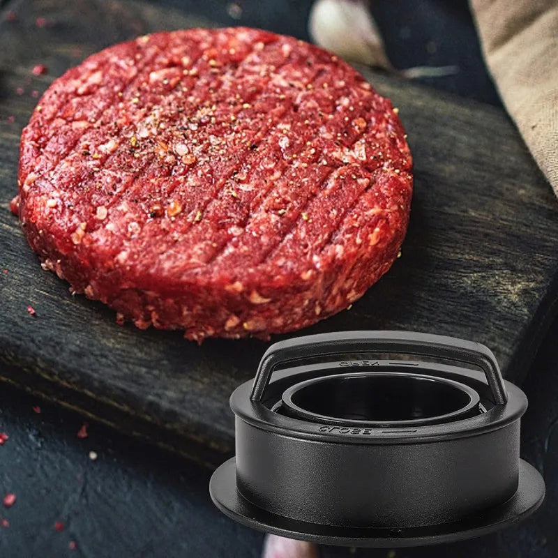 NEW Set Non Stick Hamburger Meat Press Maker Round Shape Stuffed Burger Patties Beef Grill Pie Press Mold Kitchen Accessories