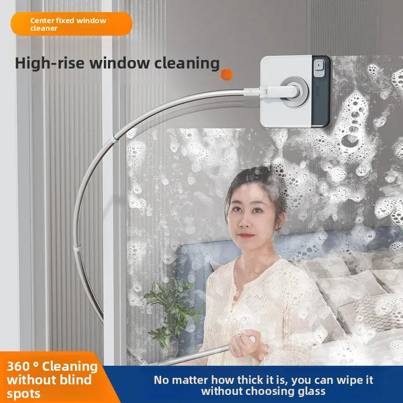 NEW Arrivals Double-Sided Arc-Shaped Household Glass Cleaner Tool Efficient Water Scrubber Window Cleaning Device Human-Arm Simulation