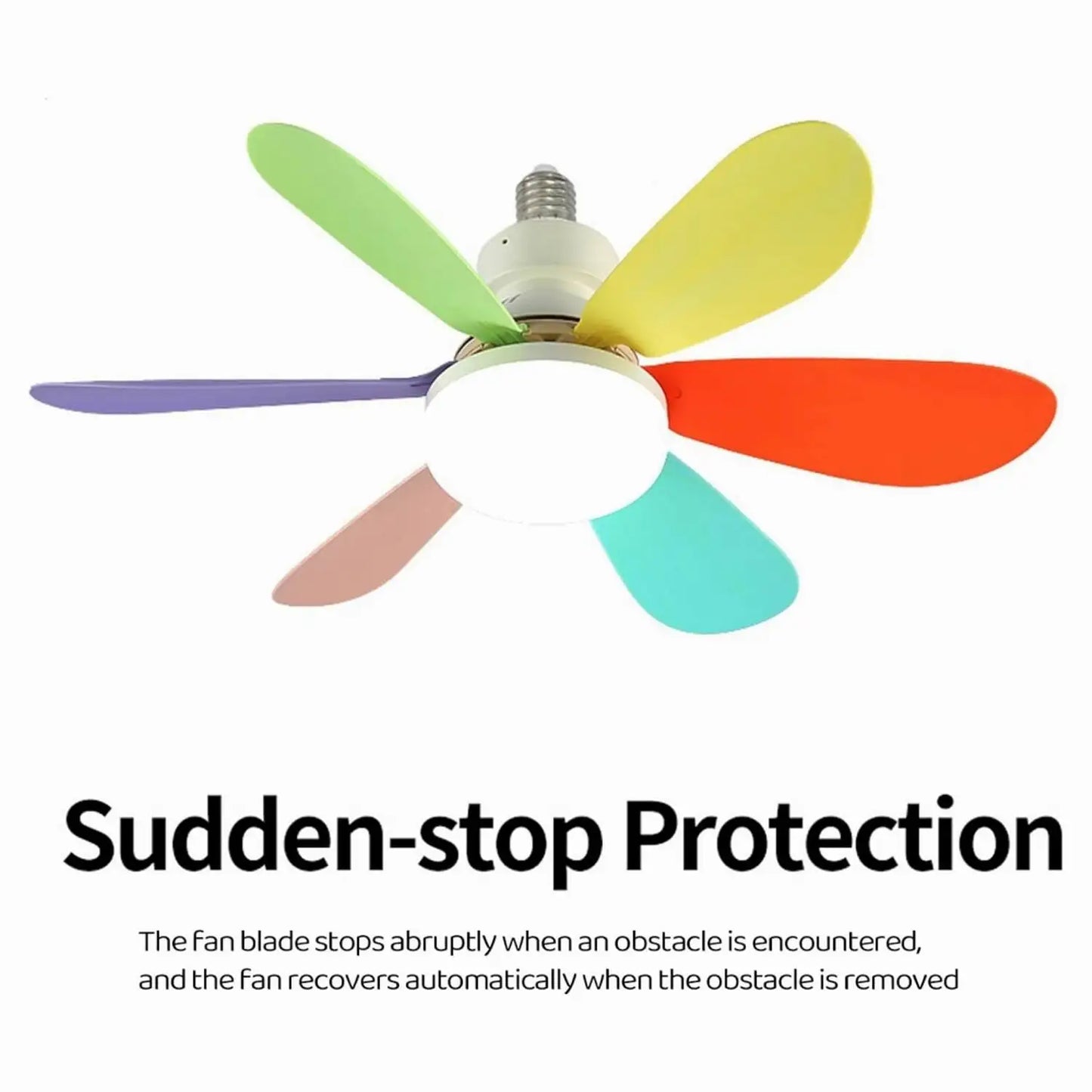 NEW Arrivals Dimmable Light Color Temperature Modern Ceiling Mount Remote Control Smart E27 Led Ceiling Fan Light Cooler Home Office  Air Cooling Fan