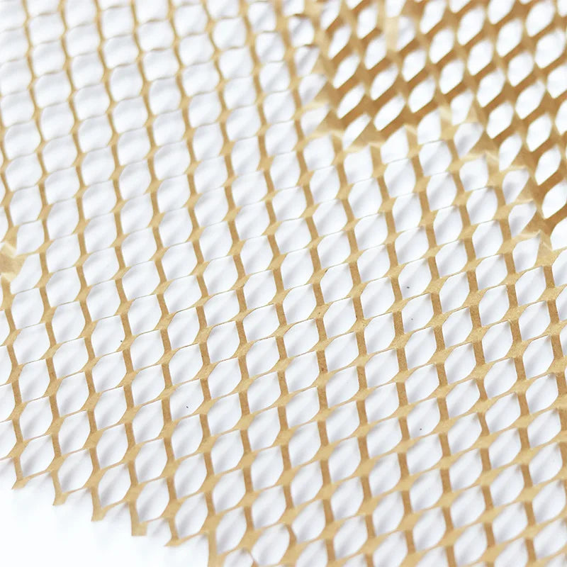 NEW Arrivals Honeycomb Kraft Wrapping Paper Cushioning Wrap Roll For Business DIY Gift Packaging Material Tissue Paper Travel Shipping Wrap Paper