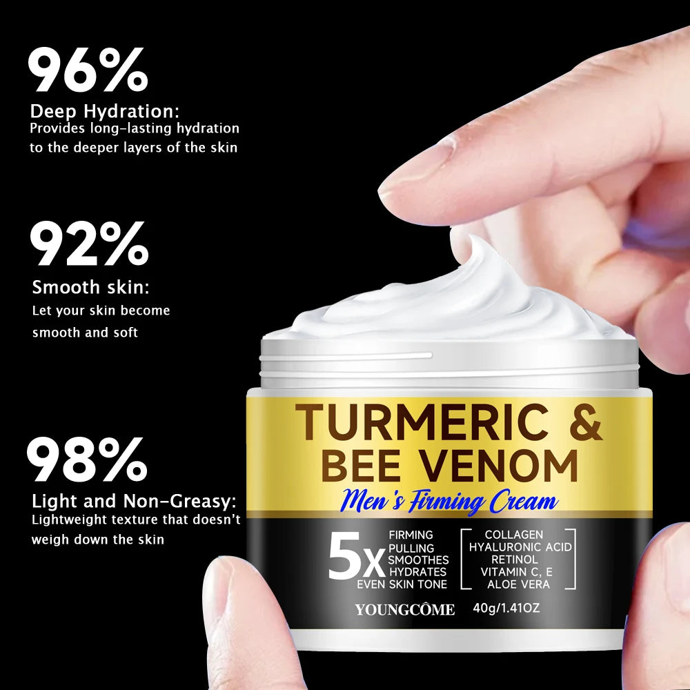 Men's Retinol Collagen Firming and Moisturizing Cream Moisturizing Cream Anti-Wrinkle Aging Firming Facial Face Men Skin Care Supplies Korean Products