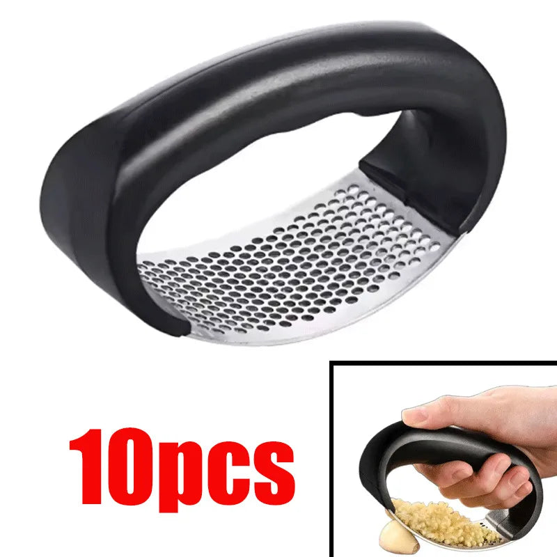 12 PCS Set Stainless Steel Garlic Press Crusher Manual Garlic Mincer Chopping Garlic Tool Fruit Vegetable Tools Kitchen Accessories