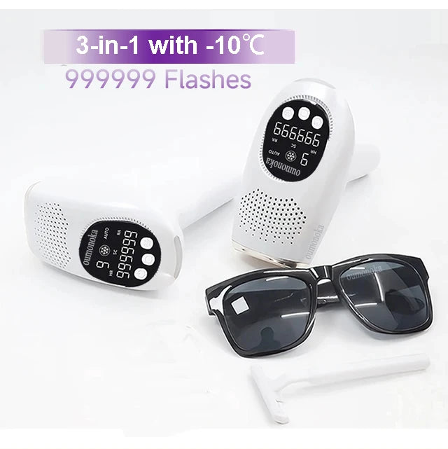NEW Arrivals Women Permanent Laser Hair Removal Bikini Women's =10 Ice Cooling For Maximum Protection IPL Depilators Shaver Facial Hair Cutting Machine Men's Razor to Remove Hair Trimmer Hair Care Supplies