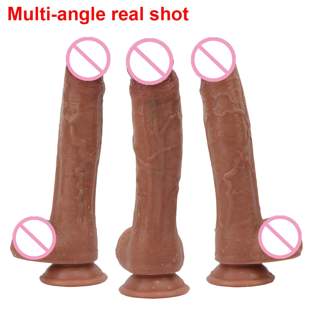 Realistic Dildo With Suction Cup Huge Black Adults Sex Toys For Woman Men Soft Dick Big Penis Anal Plug Vagina Erotic Sexy Shop