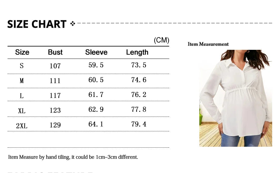 NEW S-2XL Maternity Cotton Clothes Pure Color Loose Breathable Comfort Shirt Elegant  Simple Stylish Top for Pregnant Women Blouse Female Maternity Fashion Clothing Supplies