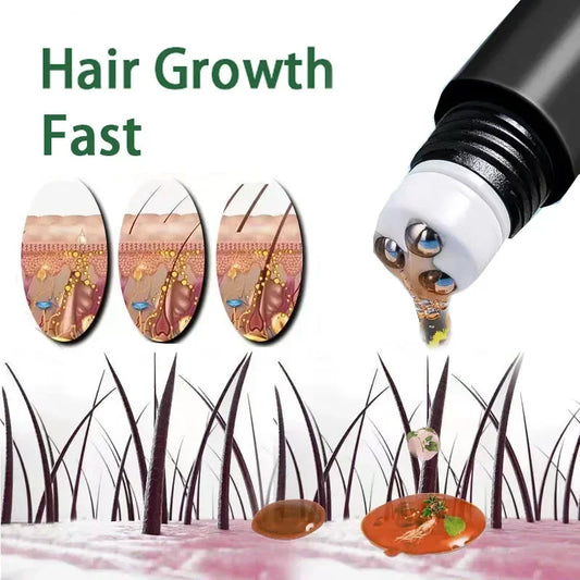 1-22 PCS Set Biotin Fast Hair Growth Oil Products Care Scalp Repair Massage Treatments Anti Hair Loss Effective Grow Thicker Hair Serum for Women Men Hair Care Supplies