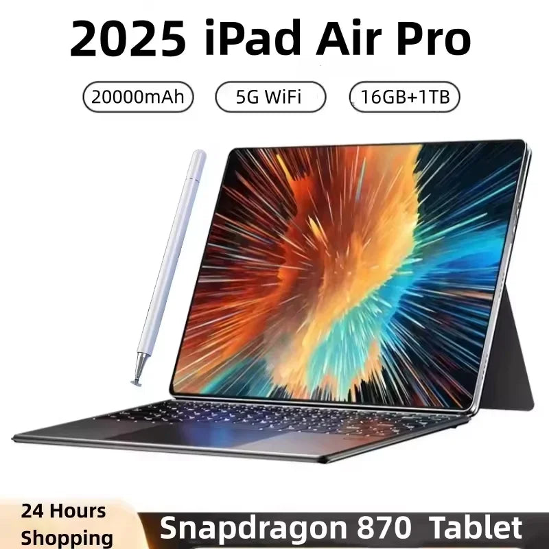 Original iPad Air Pro 11 Inch Global Edition Original Tablet 22GB 2TB Android 14 4K HD 5G Dual SIM Video Call WI-FI HD Screen Mi Tablet