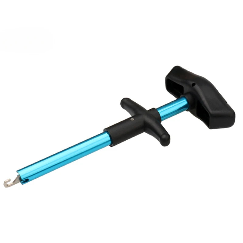 Portable Aluminum T-Hook Remover Fish Hook Separator Taker Hook Fishing Tackle Grip Equipment Sea Lakes River Fishing Accessories