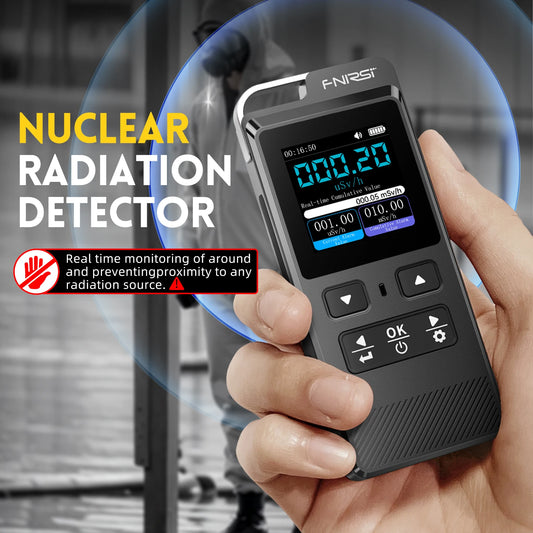 NEW Arrivals High Accuracy Detector GC-02 Geiger Counter Nuclear Radiation Detector X-Ray Y-Ray B-ray Radioactivity Detector Personal Dosimeter Rechargeable
