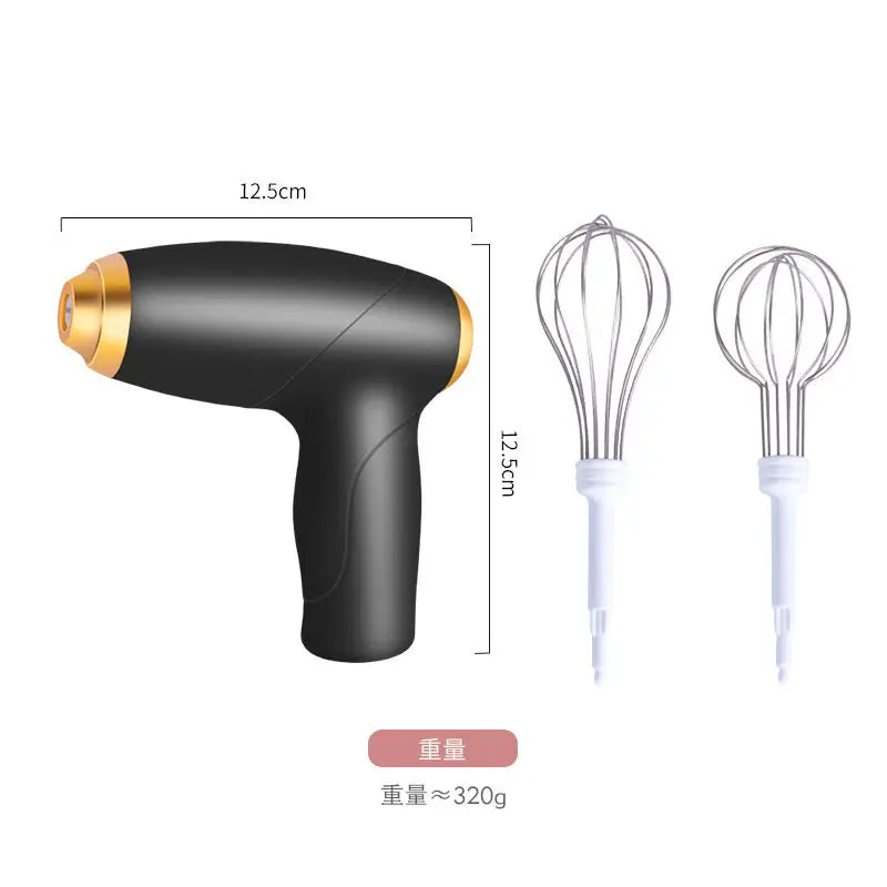Electric Mixer, Milk Frother, Handheld Egg Beater, Portable Beverage Coffee Machine, Cake Cream Machine, Kitchen Batter Mixer Household Cooking Accessories Home Appliances