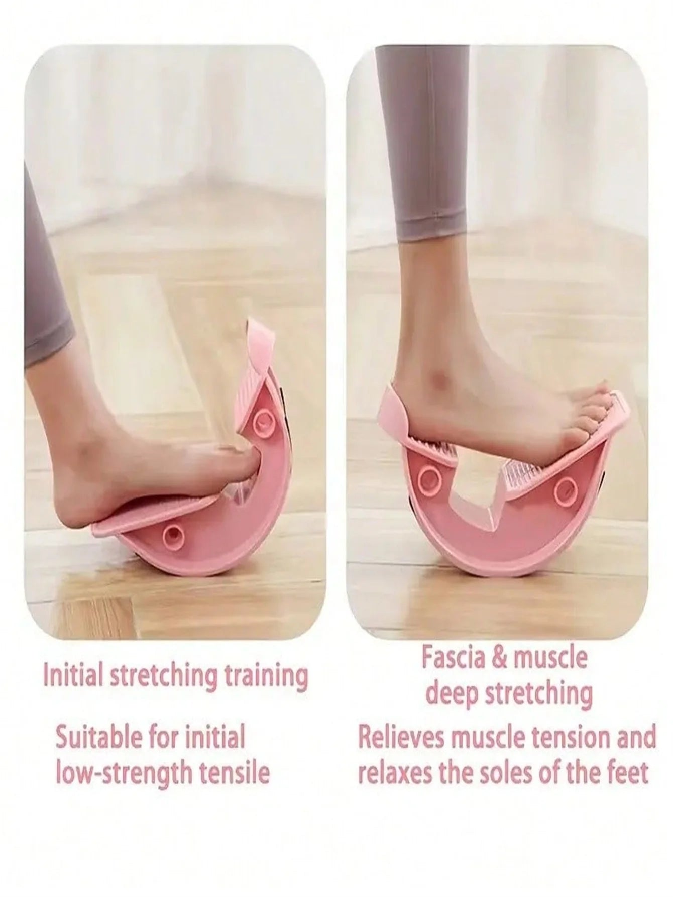 2 PCS Set of Professional Leg Ankle Stretch Board, Muscle Tightener, Improve Arch Flexibility, Foot Calf Massage Stretcher, Yoga Pilates Exercise Sports Accessories Home Gym And Office Use