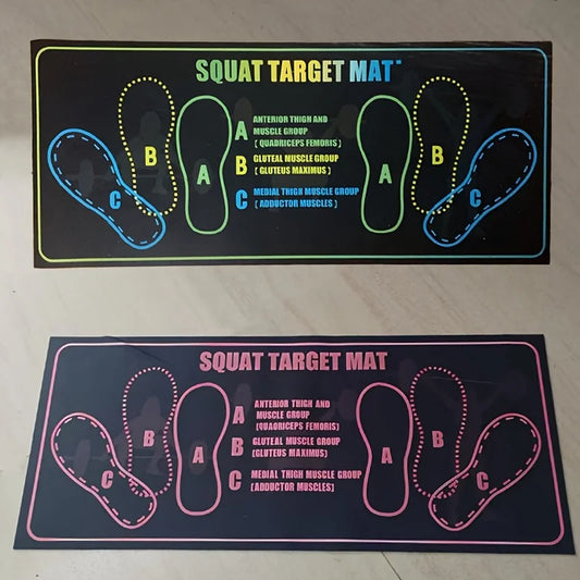 NEW Arrivals 4 PCS Set Dual Color Squat Pad Non-Slip Durable, Home and Gym Use, No Battery Needed, Ideal for Fitness and Exercise, Comfortable and Secure Sports Supplies