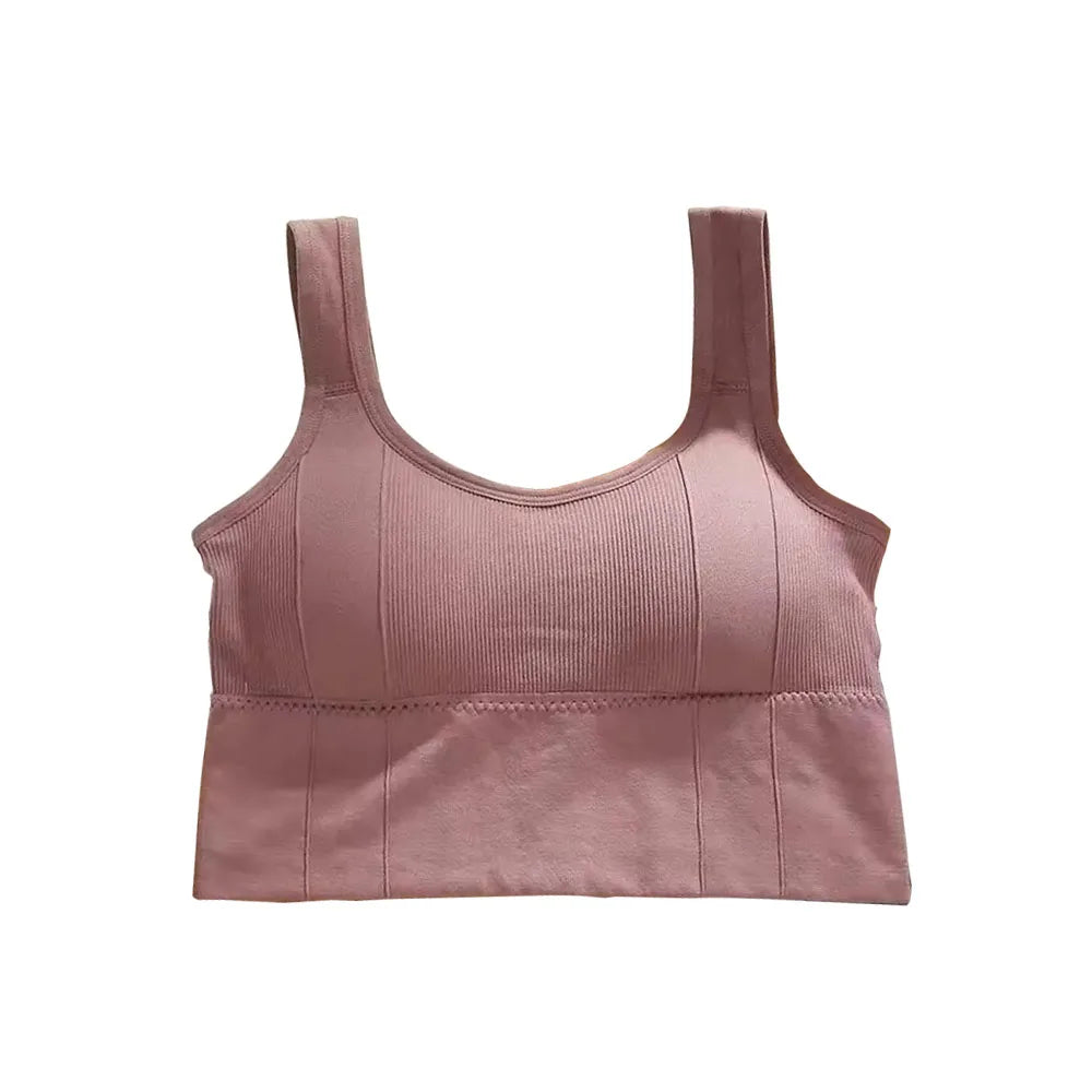 NEW Arrivals 8 Colors Breathable Sports Bra Anti-Sweat Fitness Build-In Tops Women Seamless Yoga Bra Shockproof Crop Top Push Up Sport Bra Gym Girls Workout Tops