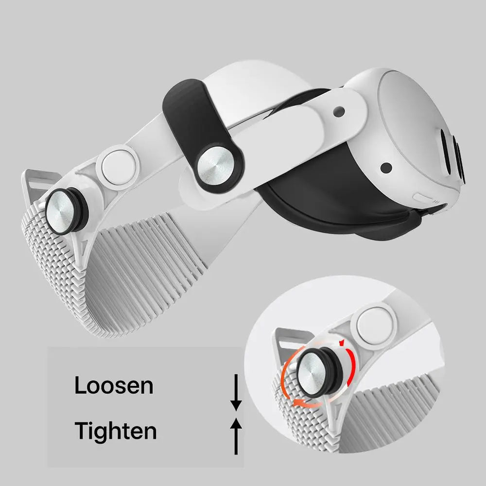 META Quest Premium Adjustable VR Headbands Breathable Ergonomic Fixed Support Strap Reduced Pressure Stable Head Strap Gaming Electronic Supplies