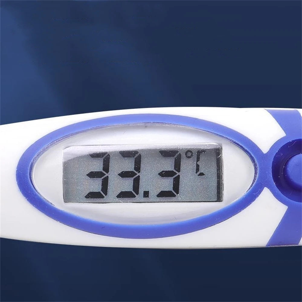 Professional LED Farm Electronic Thermometer Soft Head Waterproof Veterinary Equipment Safe Pet Fast Readings Medical Tools