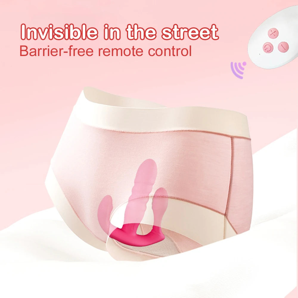 NEW Arrivals 3 in 1 Panties Vibrators Wearable Female Sex Toys Wireless Remote Vibrator for Women G Spot Clitoris Stimulator Anal Massager Ladies Sex Store Supplies