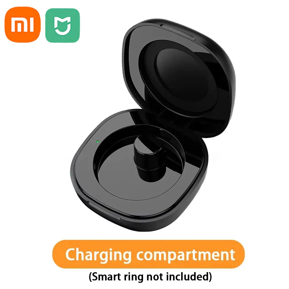 Xiaomi Smart Ring Men Women Military Grade Titanium Steel Shell Health Monitoring IP68 & 3ATM Waterproof Multi-Sport Modes Electronics Accessories Supplies Health Care Products