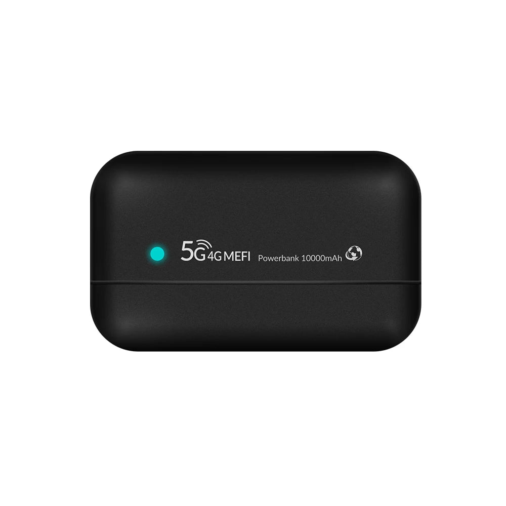 5G Modem WI-FI Sim Card Unlocked 4G LTE Wireless OEM WI-FI 6 Router 10000mAh Outdoor Travel Camping Beach Signal Booster Strong Fast Network Internet Connection Access Mini Pocket 10 User Router