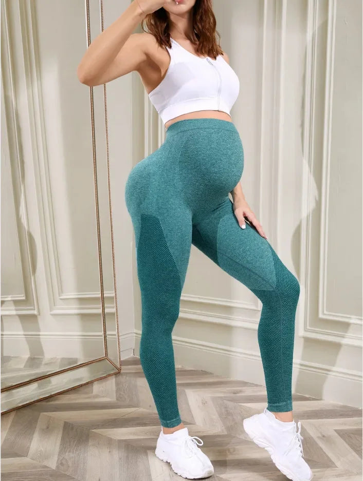 NEW Arrivals Women's Maternity Leggings Over The Belly Full Length Pregnancy Yoga Pants Active Wear Workout Leggings Outdoor Hiking Fitness Pants Pregnant Woman Sports Apparel Supplies