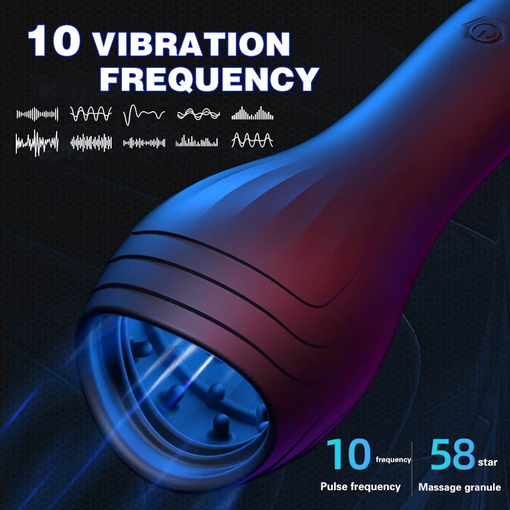 Sex Glans Trainer Male Masturbator Cup Tongue Licking Glan Stimulation Vibrator Penis Massager Delay Trainer Sex Toys