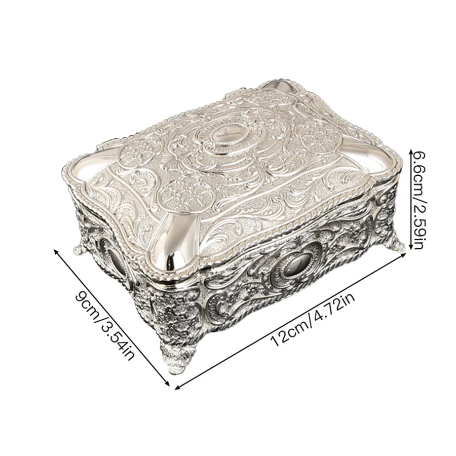NEW Arrivals 9 Colors/Patterns European Jewelry Box, Necklace, Earrings, Rings Cosmetics Storage, Desktop Decorative Ornaments, Suitable for Wedding Birthday Wife Girlfriend Valentine's Day Gifts.