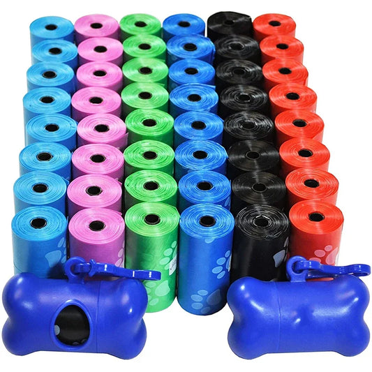 NEW Arrivals 20 Rolls (300 Bags) Dog Poop Bag Outdoor Cleaning Poop Bag Outdoor Clean Pets Supplies for Dog 15Bags/Roll Refill Garbage Bag Pet Supplies