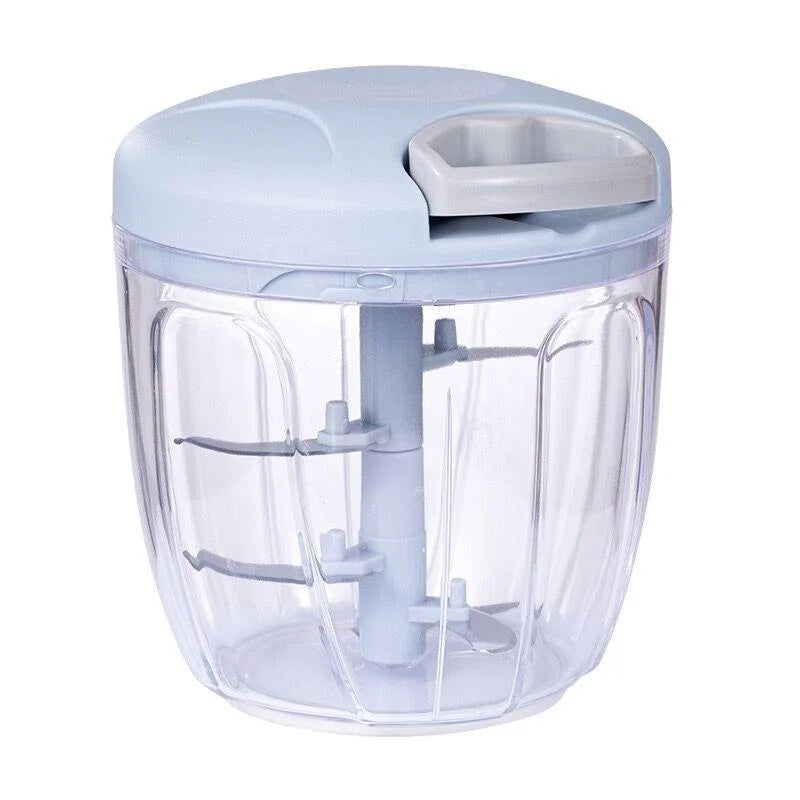 500ML Manual Meat Mincer Garlic Chopper Rotate Garlic Press Crusher Vegetable Onion Cutter Kitchen Cooking Accessories