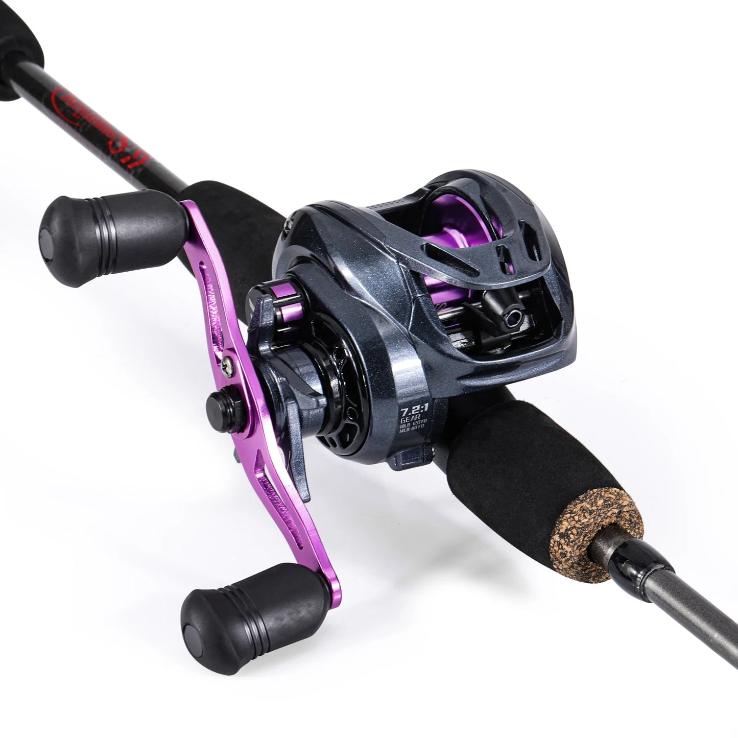 NEW Arrivals 5 Colors Full Set + Gift  1.7m Fishing Left/Right Rod Carbon Fiber Casting Rod and Baitcasting Reel combo with Free Line As Gift Max Drag 8kg for Sea Bass Professional Fishing Supplies