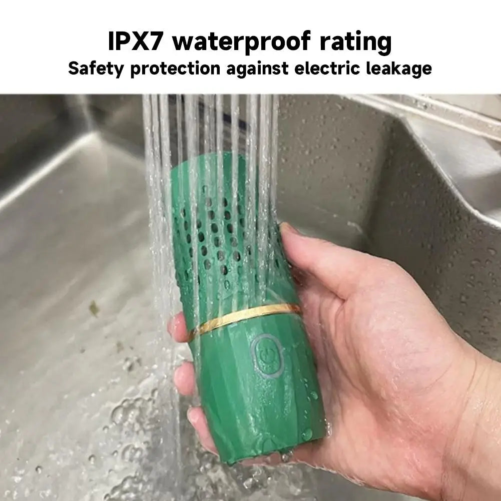 NEW  1/2/3 PCS Set  Ultrasonic Portable Fruit Vegetable Washing Machine OH Ion Purification Rice Meat Tableware Ultrasonic Purifier Kitchen Cleaning Tools Household Smart Devices Supplies