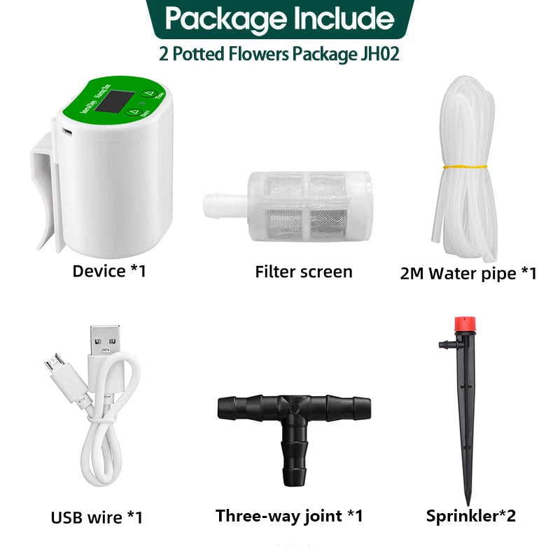 NEW Arrivals 6/10 Potted Flowers intelligent Timed Automatic Flower Waterer, Potted lazy Watering, Drip Water Seepage Water Applicator, Gardening Green Plant Home Indoor Outdoor Garden Supplies