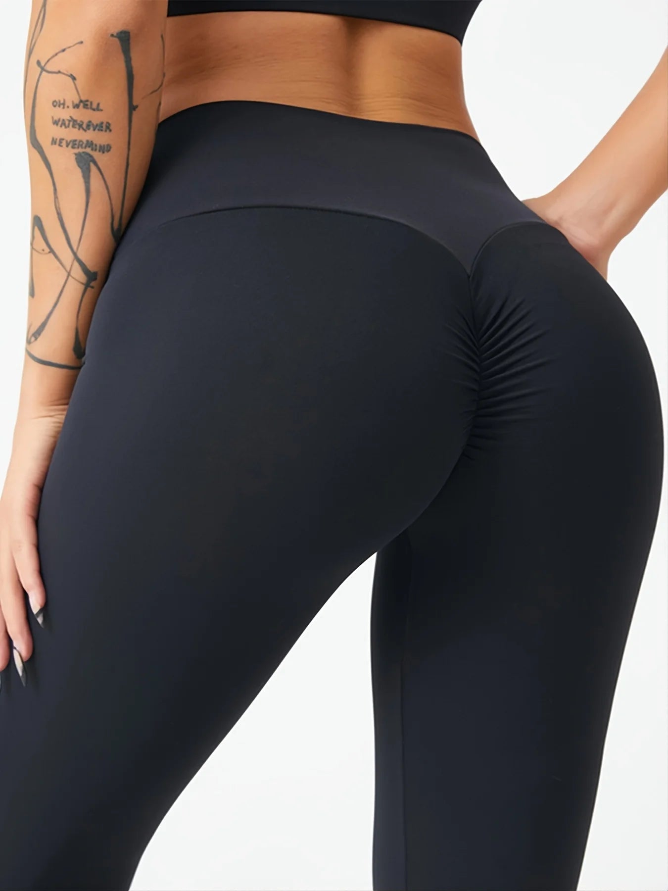 S-2XL Plus Size Yoga Long Tights Leggings Butt Lift Pants for Women High-Waisted Quick-Drying Hip-Lifting Tight-Fitting Running Cycling  Exercise Outerwear Training Nude Sports Apparel Accessories