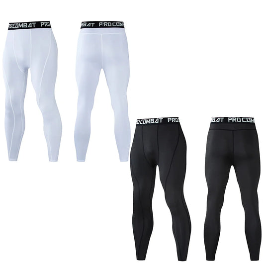 Leggings Men Gym Running Tights Men Compression Pants Fitness Jogging Long Trousers Yoga Training Bottoms