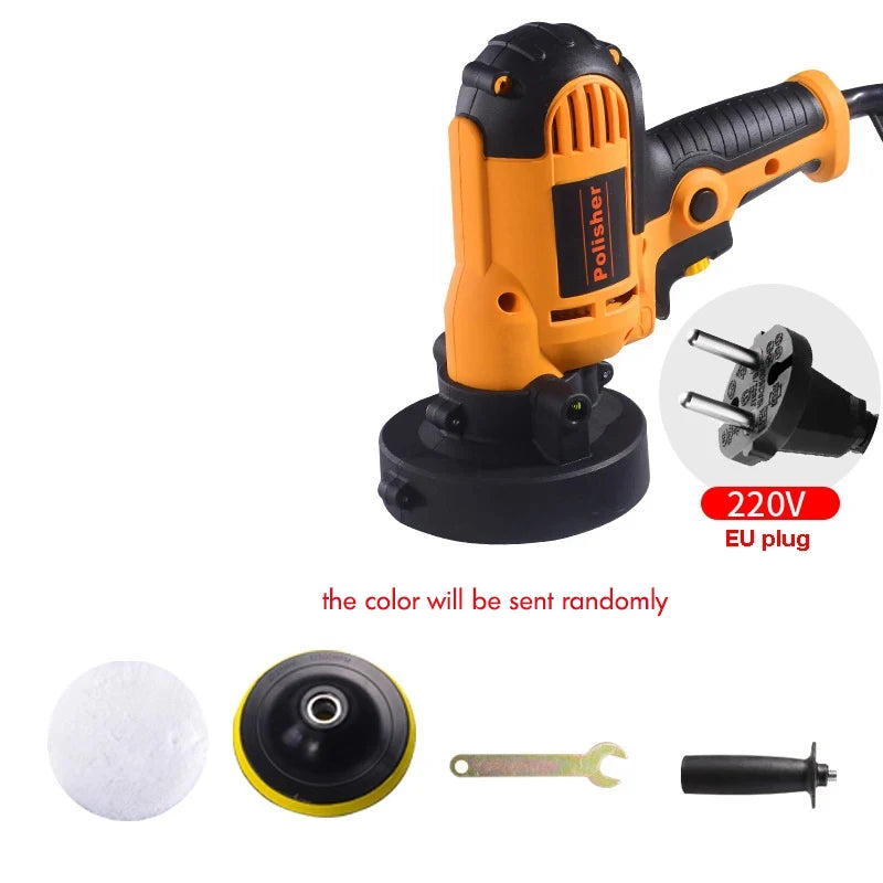 NEW Arrivals Electric Car Polisher 220V 700W Auto Polishing Machine Set Adjustable Speed Sander Waxing Tools Car Accessories Power Tool Car Supplies