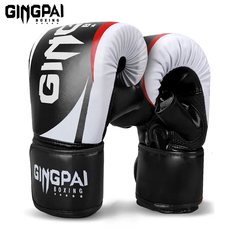 Just Arrived Professional Boxing MMA Gloves for Men Women Kids Leather Boxing Gloves for Punching Bag, Kick Boxing, Muay Thai Fighting Gloves For Gym Training Boxing Practice Sports Tools Set