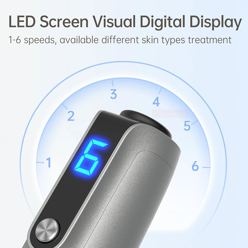 NEW Set Face Eyes Lips Tightening Lifting Rejuvenation Ultima M8S Wireless USB LCD Digital Screen Professional Derma Pen with 12 Needle Microneedle Anti Backflow Micro Pen 0.25 MM Needle Length Ladies Beauty Salon Tools Set S
