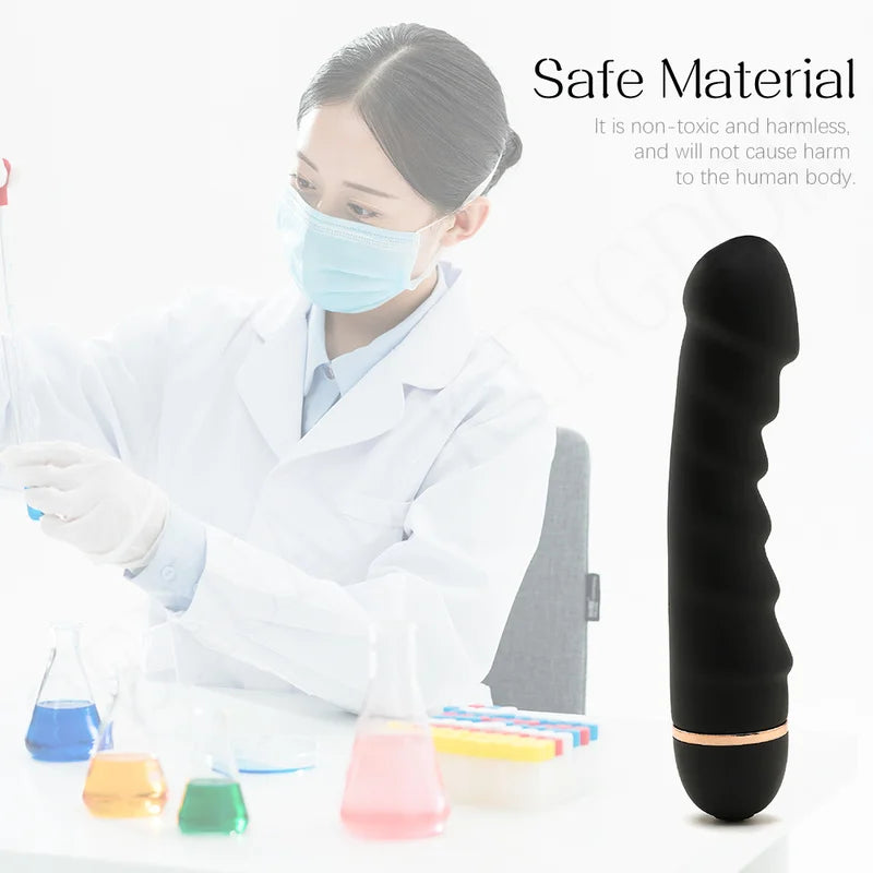 10 Modes Strong Vibrator Adult Sex Toys Soft Silicone G-spot Dildo Realistic Penis Clitoral Stimulator Female Masturbator Vibrator