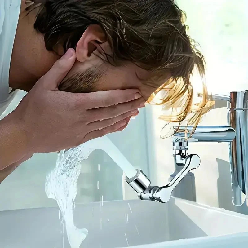NEW Arrivals 1080° Rotatable Extension Faucet Sprayer Head 2 Spray Modes Universal Bathroom Kitchen Tap Extend Adapter Aerator Home Supplies