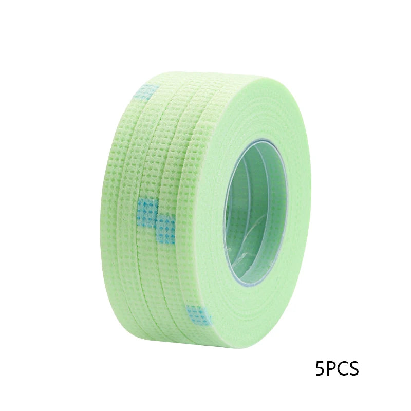 5 Rolls Eyelashes Extension Tape PE Adhesive Tools Under Eye Pads For Micropore Lashes Grafting Supplies Lash Lifting Tapes Women Cosmetic Accessories