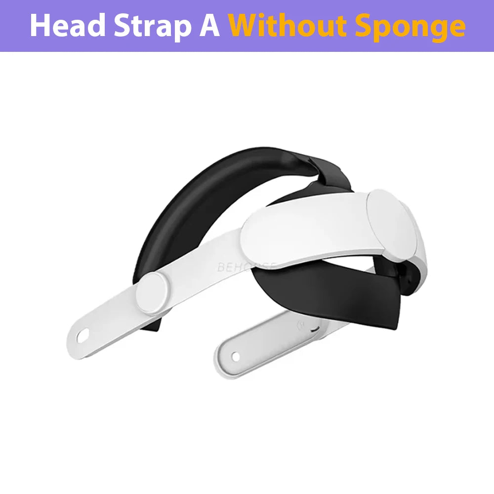 META Quest Set Upgraded Adjustable Head Strap For Quest 3/3S Replacement Headband For Quest 3S Comfort Wear Elite Strap Headwear VR Accessories