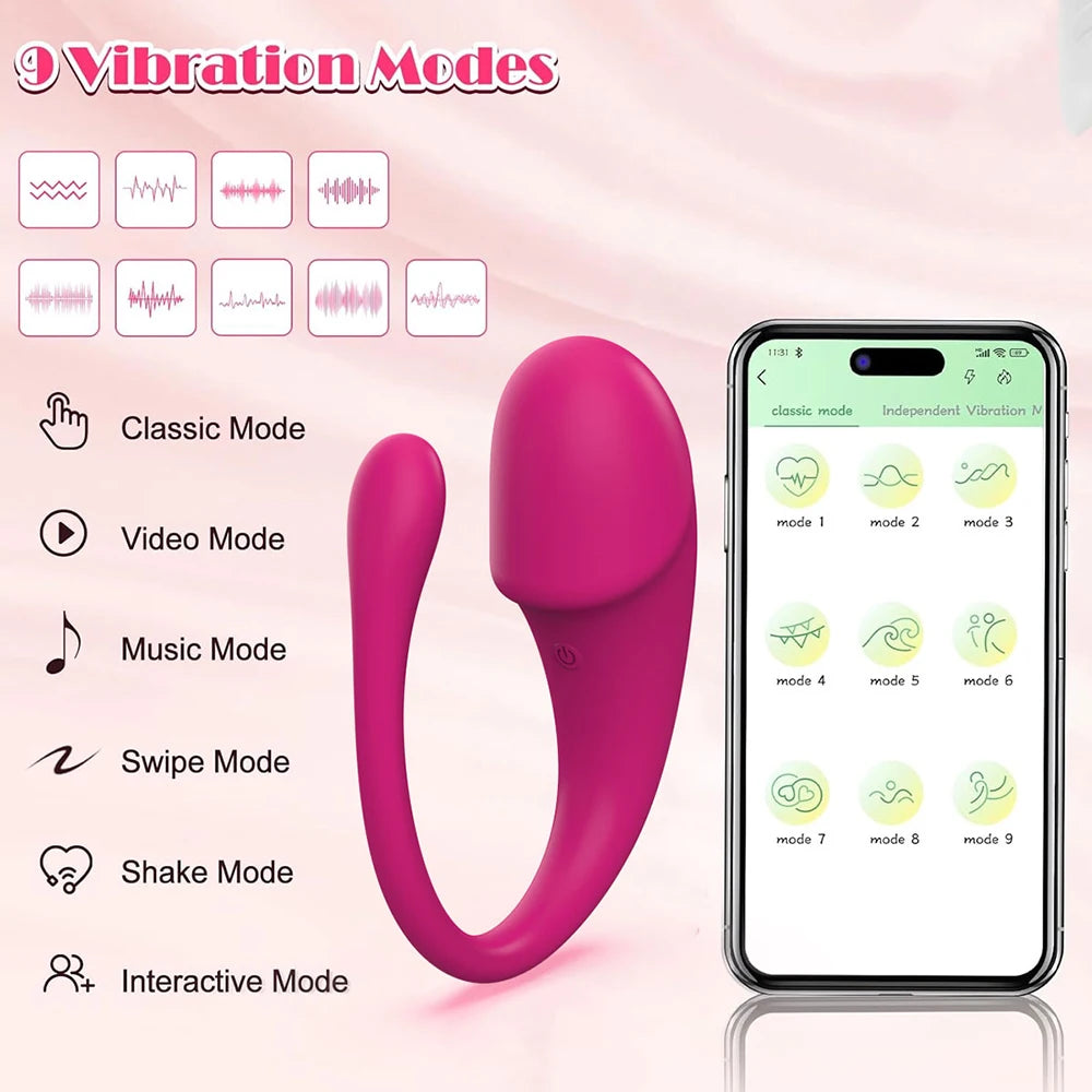 Wireless Bluetooth G Spot Vibrator for Women Dildo APP Remote Control Wear Vibrating Egg Clit Female Panties Sex Toys Products Adults Supplies