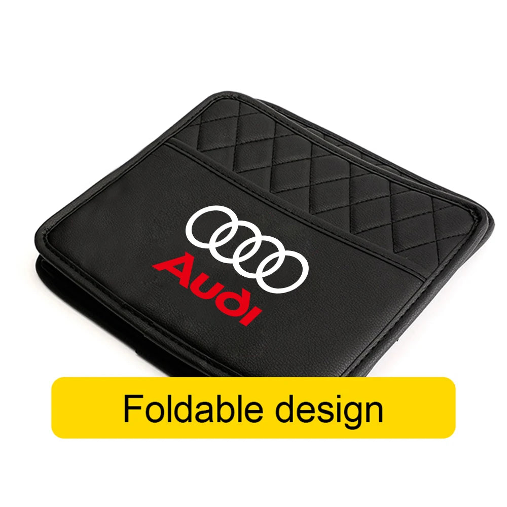 AUDI Logo Car Storage Hanging Bag Auto Capacity Pouch Storage Bag for Audi A3 8P 8L 8V A4 B8 B6 B7 B9 A6 C6 C7 S5 A7 A5 Q5 Q3 TT A1