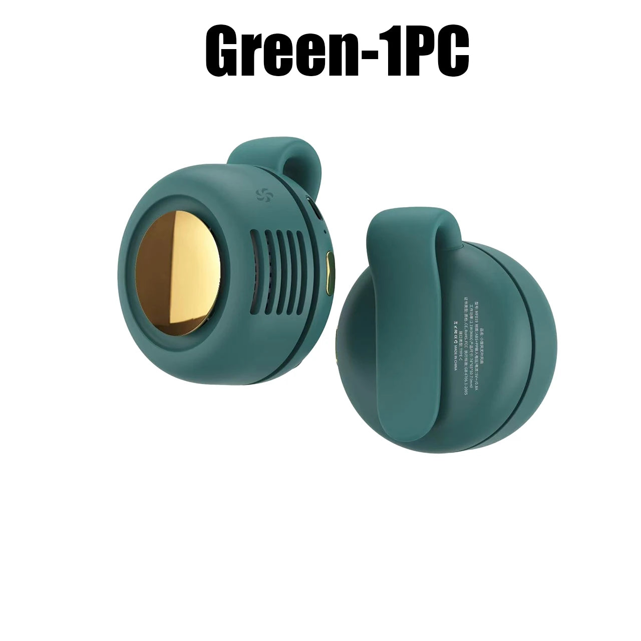 1/3/5/10 PCS Set Portable Mini Fan USB Rechargeable Clip on Anywhere Fan Bladeless Handheld Waist Clip Small Personal Cooling Fan for Travel Outdoor Running Hiking Sport Activities