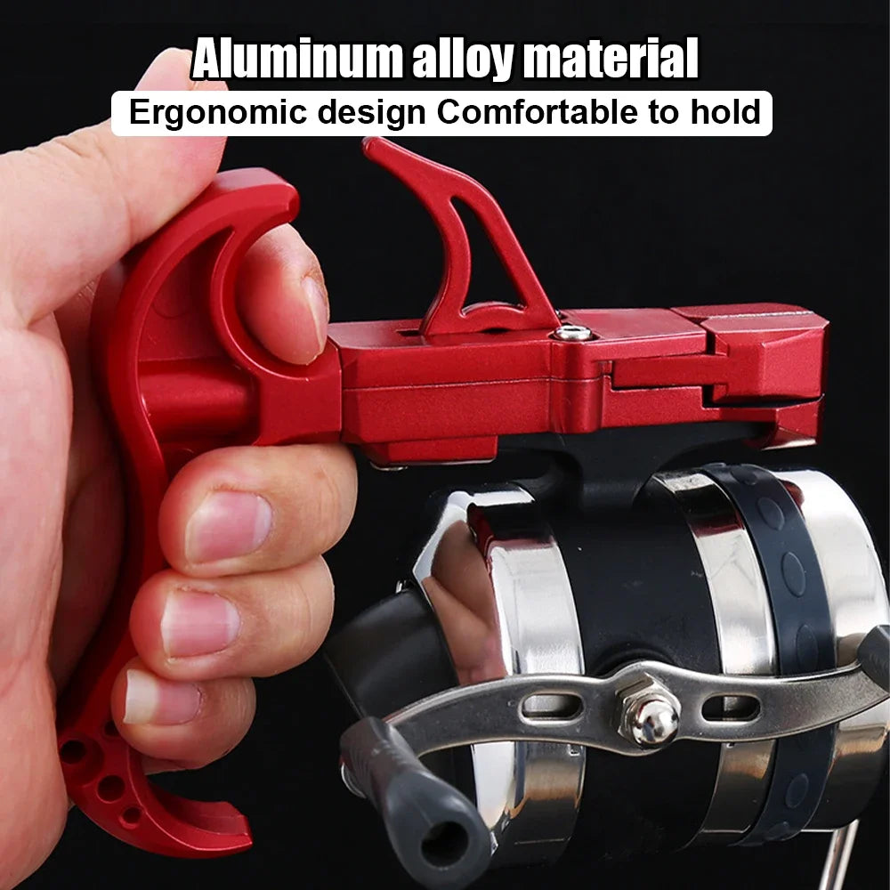 NEW Arrivals Fish Dart Spreader Releaser Fishing Shooting Slingshot Release Device Accessories Aluminum Fishing Slingshot Catapults Dart Catapults for River Lake Fishing Supplies