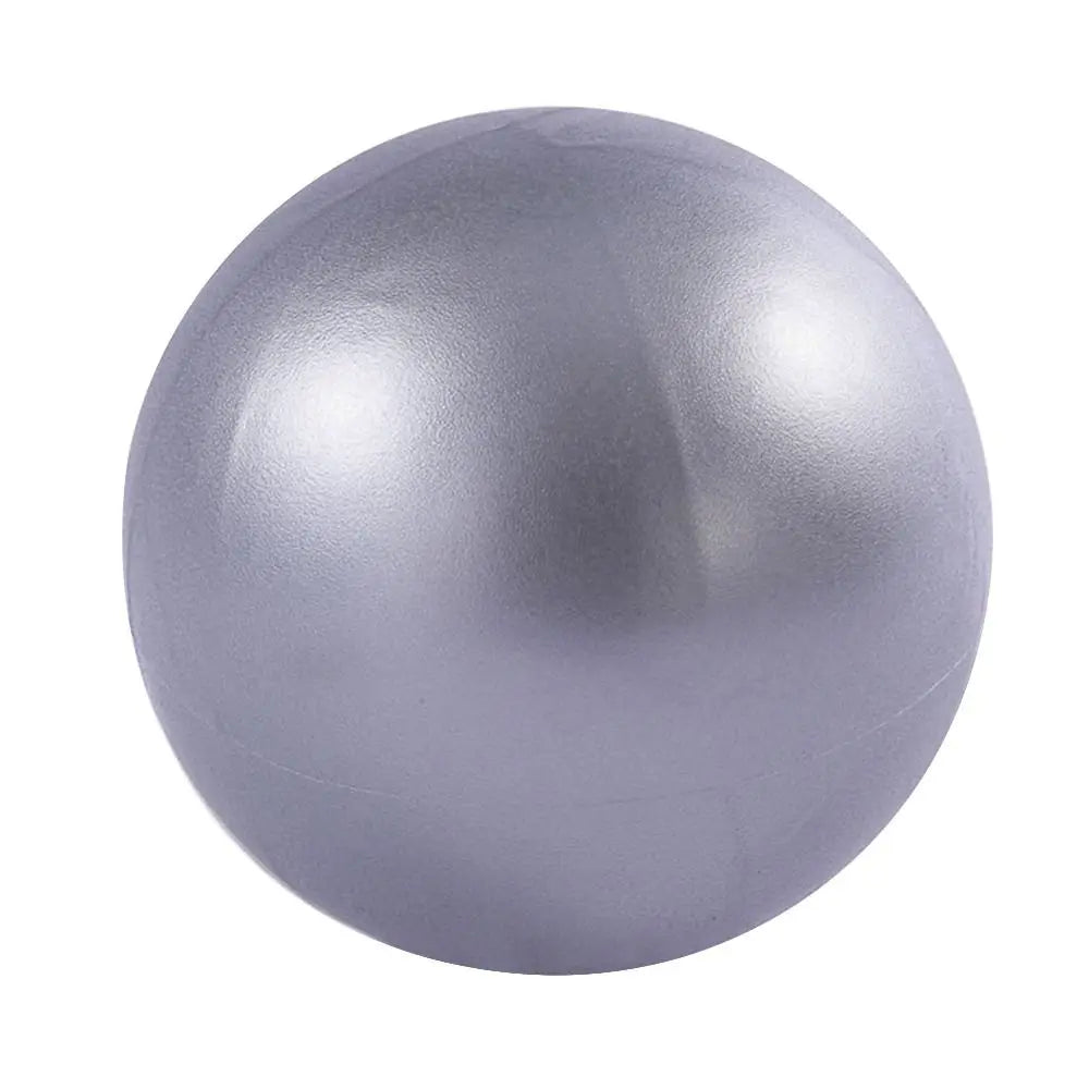 NEW Arrivals 25cm Mini Yoga Ball Soft Pilates Exercise Gym Ball PVC Non Slip Home Training Balance Stability Inflatable Straw Easy Inflation Home Indoor Exercise Gym Sports Supplies