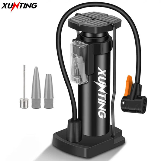 140PSI High Pressure Bike Pump AV FV Portable Air Inflator Foot Bicycle MTB Bicycle Pump Bike Accessories