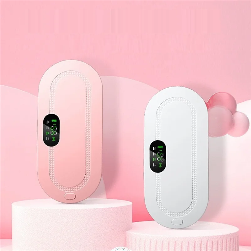 NEW A84Z-Menstrual Heating Pad Smart Warm Palace Belt Period Pain  Relief Waist Pain Uterus Vibrating Abdominal Massager Electric Waist Belt Women Personal Care Supplies