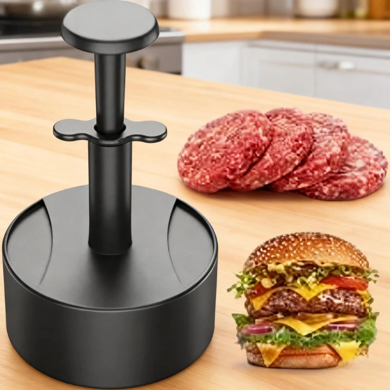Hamburger Press Patty Maker, Stuffed Burger Mold for Beef & Veggie Patties, Perfect for BBQ & Homemade Burger Cooking Tools Kitchen Accessories